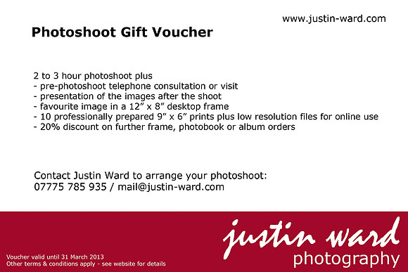 Voucher 2 Christmas 2012
